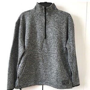 Victoria's Secret Gray Quarter-Zip Pullover
